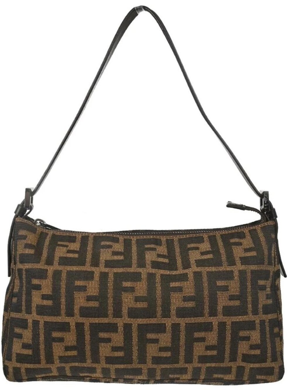 Fendi Brown Canvas Zucca Handbag 2362.8BR156.029 189115